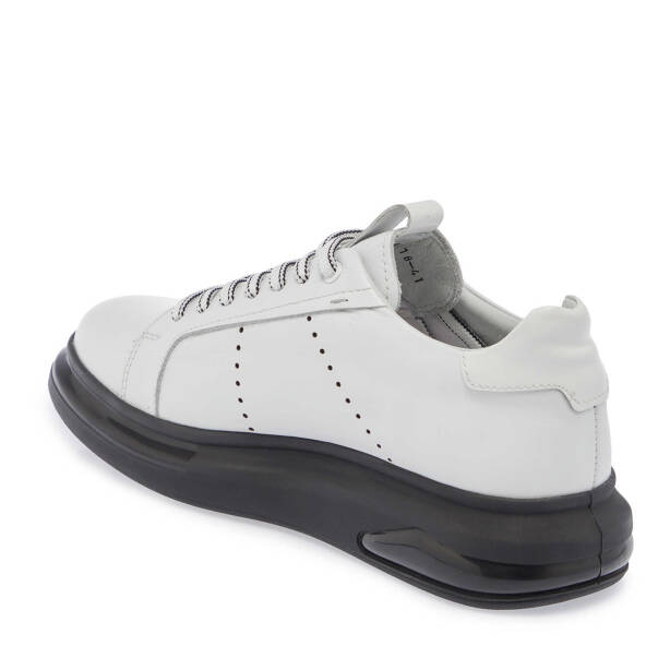 Beyaz Deri Erkek Sneaker - E25S1AY57385-A26 - 2