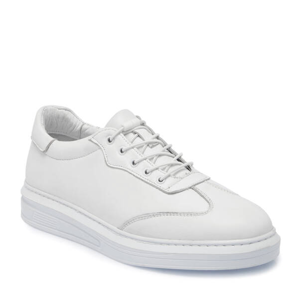 Beyaz Deri Erkek Sneaker - E25S1AY57526-A26 - 1