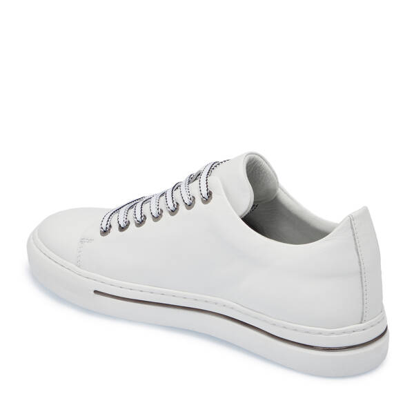 Beyaz Deri Erkek Sneaker - E25S1AY57529-A26 - 2