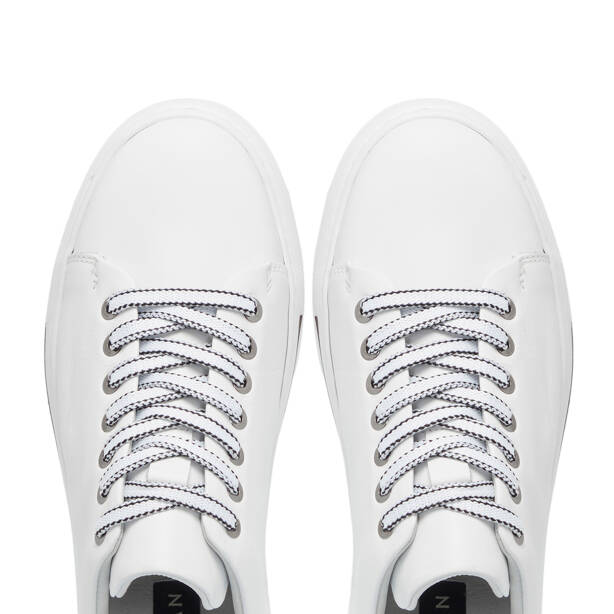 Beyaz Deri Erkek Sneaker - E25S1AY57529-A26 - 5