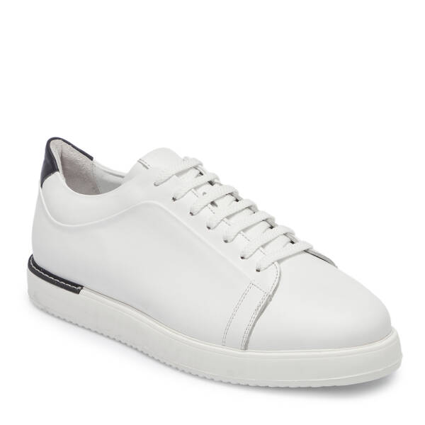 Beyaz Deri Erkek Sneaker - E25S1AY57540-A26 - 1