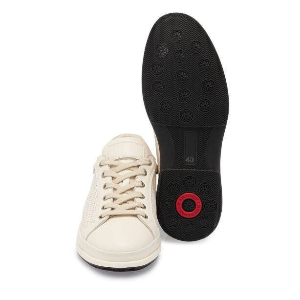 Beyaz Deri Erkek Sneaker - E25S1AY57541-N3O - 4