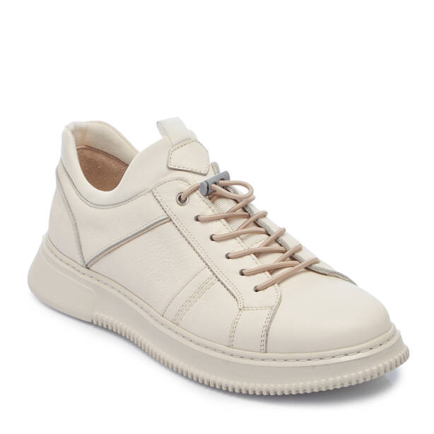 Beyaz Deri Erkek Sneaker - E25S1AY57543-N3O 
