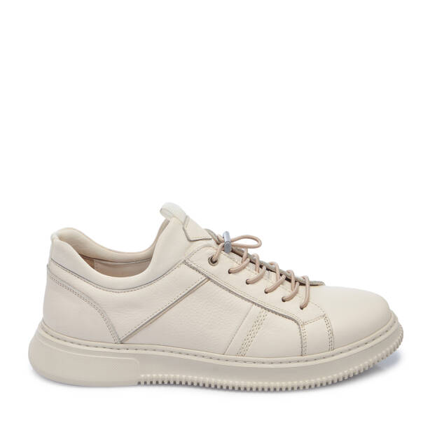 Beyaz Deri Erkek Sneaker - E25S1AY57543-N3O - 3
