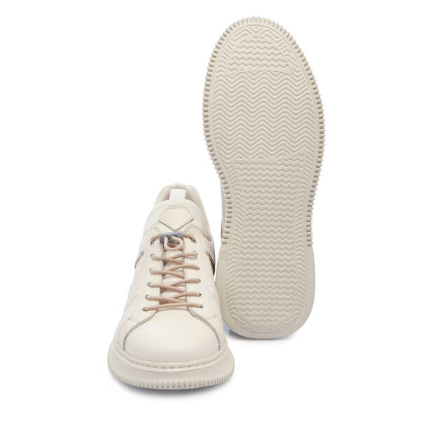 Beyaz Deri Erkek Sneaker - E25S1AY57543-N3O - 4