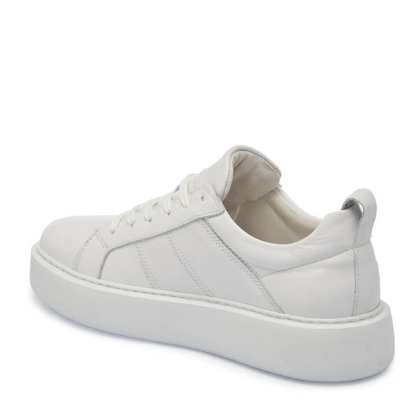 Beyaz Deri Erkek Sneaker - E25S1AY57545-A26 - 2