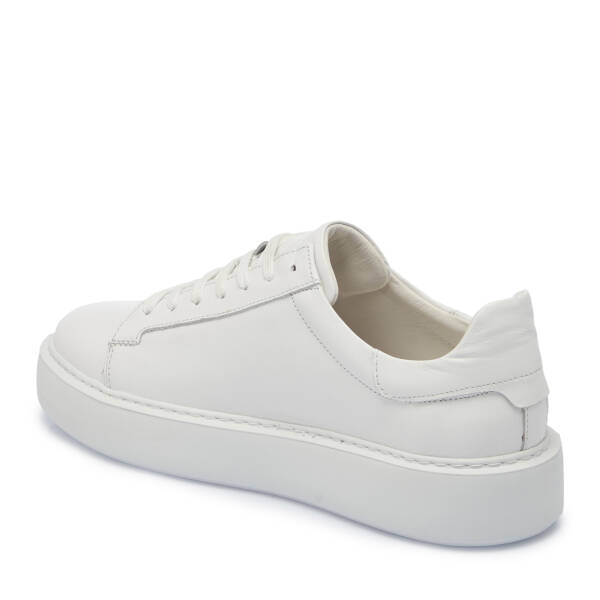 Beyaz Deri Erkek Sneaker - E25S1AY57546-A26 - 2