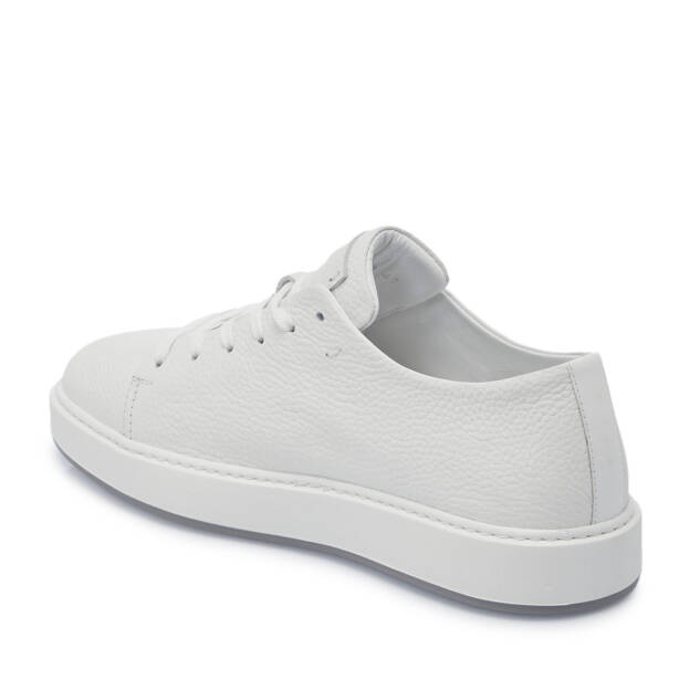 Beyaz Deri Erkek Sneaker - E25S1AY57547-A26 - 2