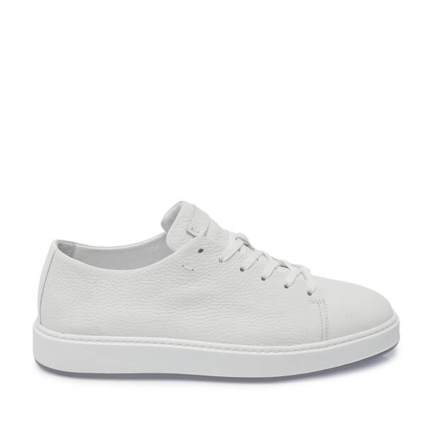 Beyaz Deri Erkek Sneaker - E25S1AY57547-A26 - 3