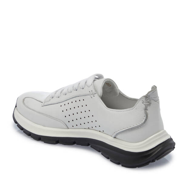 Beyaz Deri Erkek Sneaker - E25S1AY57552-A26 - 2