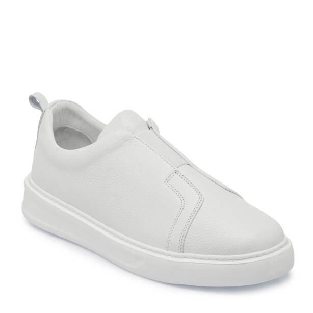 Beyaz Deri Erkek Sneaker - E25S1AY57560-B69 