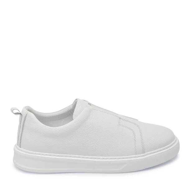 Beyaz Deri Erkek Sneaker - E25S1AY57560-B69 - 3