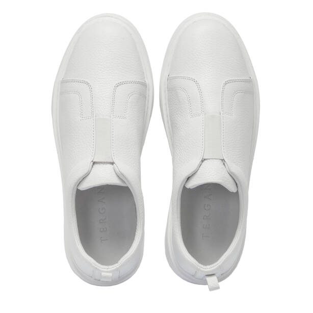 Beyaz Deri Erkek Sneaker - E25S1AY57560-B69 - 5