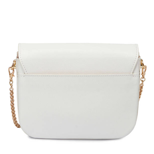 Beyaz Deri Kadın Çapraz Askılı Çanta - S24K1BC79933-S8V - 3
