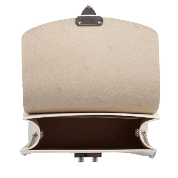 Beyaz Deri Kadın Çapraz Askılı Çanta - S25K1BC78972-D10 - 4