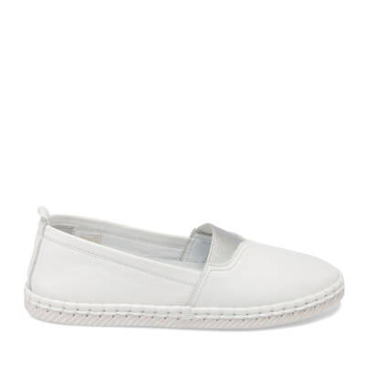  Beyaz Deri Kadın Casual Ayakkabı - K24I1AY67351-A26 - 3