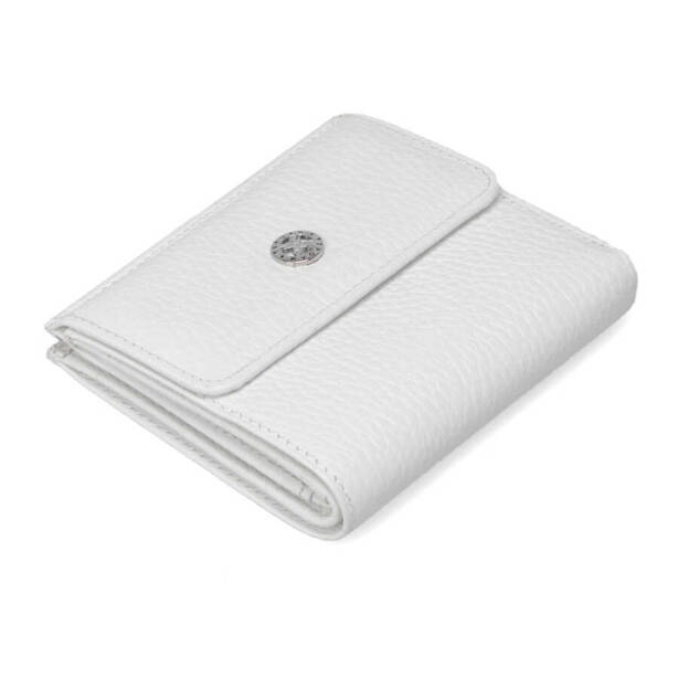 Beyaz Hakiki Deri Kadın Cüzdan - S1CB00005627-B69 