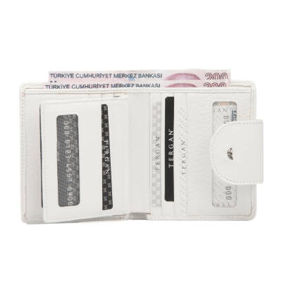 Beyaz Deri Kadın Cüzdan - S1CB00005674-D10 - 2