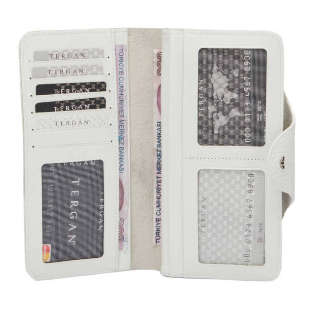 Beyaz Deri Kadın Cüzdan - S1CB00005767-D0A - 3