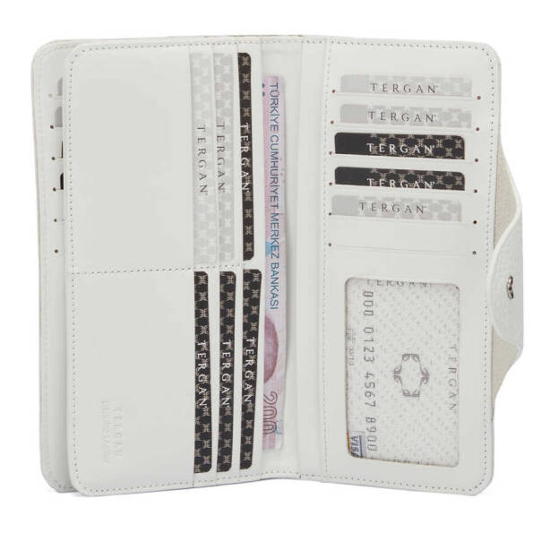 Beyaz Deri Kadın Cüzdan - S1CB00005767-D0A - 4