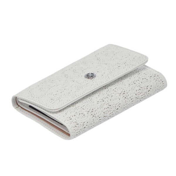 Beyaz Deri Kadın Cüzdan - S1CB00005788-B58 - 1