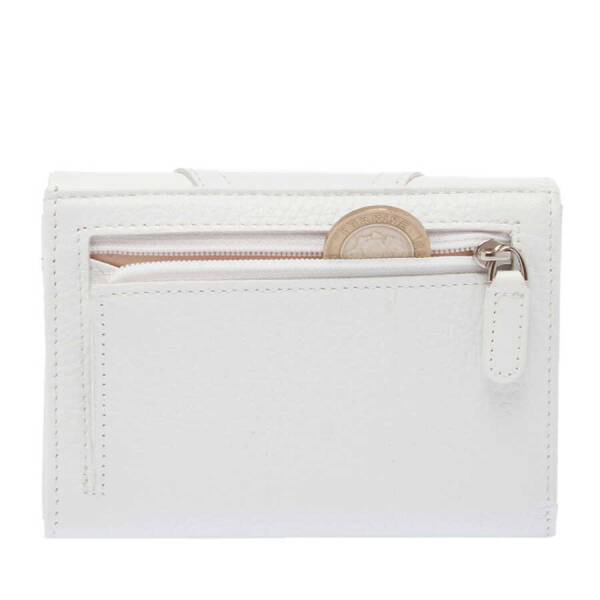 Beyaz Deri Kadın Cüzdan - S1CB00005815-D0A - 4