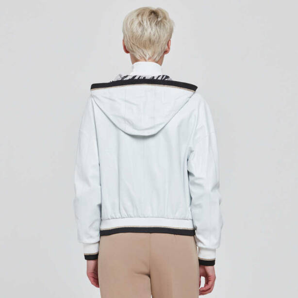 Beyaz Deri Kadın Deri Mont - K22BDM320303-Q4S - 2