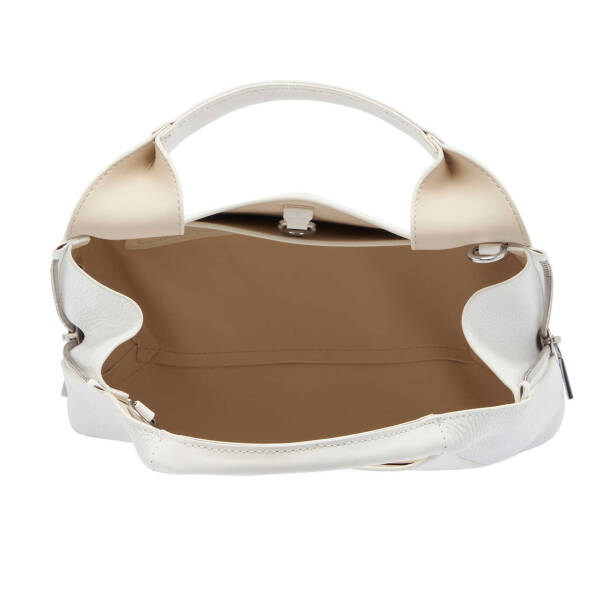 Beyaz Deri Kadın El Çantası - S24Y1BC80262-D0A - 4