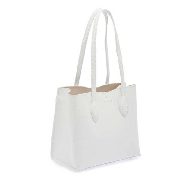 Beyaz Deri Kadın Omuz Çantası - S24Y1BC80284-B69 - Tergan