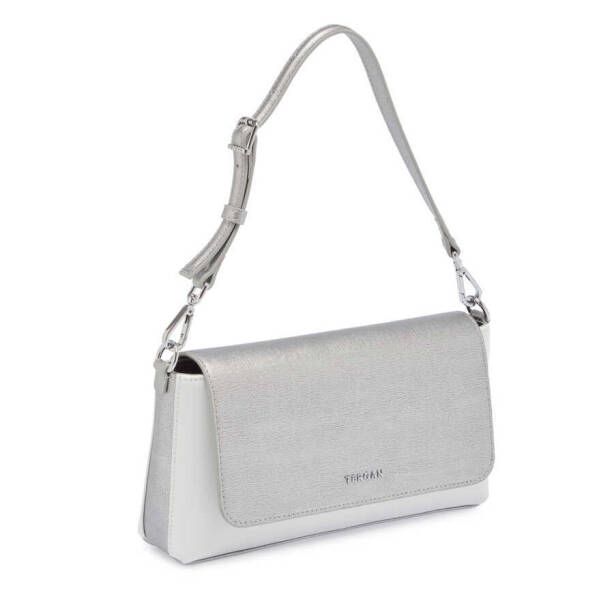 Beyaz Deri Kadın Omuz Çantası - S24Y1BC80286-U4Y - 2