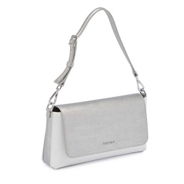 Beyaz Deri Kadın Omuz Çantası - S24Y1BC80286-U4Y - 2