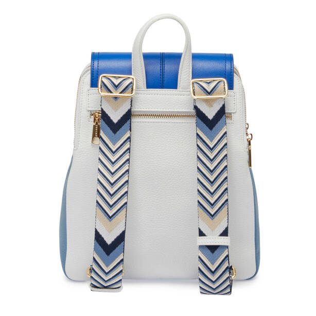 Beyaz Deri Kadın Sırt Çantası - S1SR00080411-U4Z - Tergan