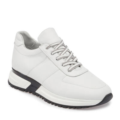  Beyaz Deri Erkek Sneaker - E24I1AY56617-A26 