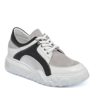  Beyaz Deri Kadın Sneaker - K22I1AY66101-A26 