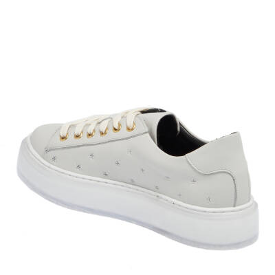  Beyaz Deri Kadın Sneaker - K23S1AY67028-N3O - 2