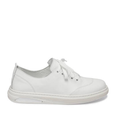 Beyaz Deri Kadın Sneaker - K24I1AY67093-A26 - 3