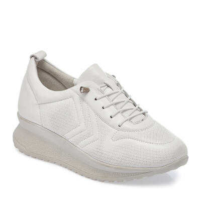  Beyaz Deri Kadın Sneaker - K24I1AY67094-A26 