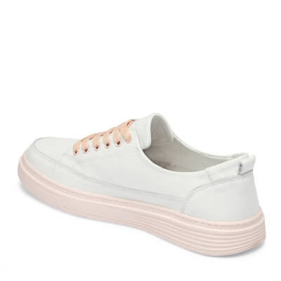  Beyaz Deri Kadın Sneaker - K24I1AY67096-A26 - 2