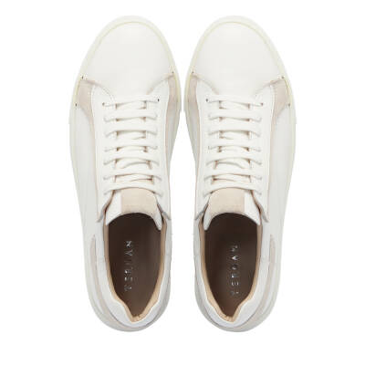 Beyaz Deri Kadın Sneaker - K24I1AY67101-B69 - 5