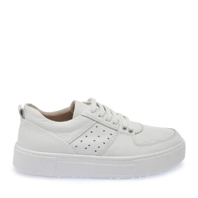  Beyaz Deri Kadın Sneaker - K24I1AY67103-A26 - 3