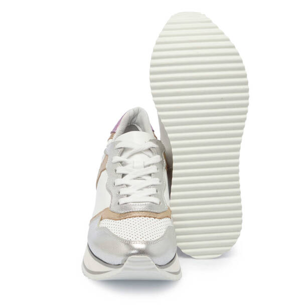 Beyaz Deri Kadın Sneaker - K24I1AY67119-Q0S - Tergan