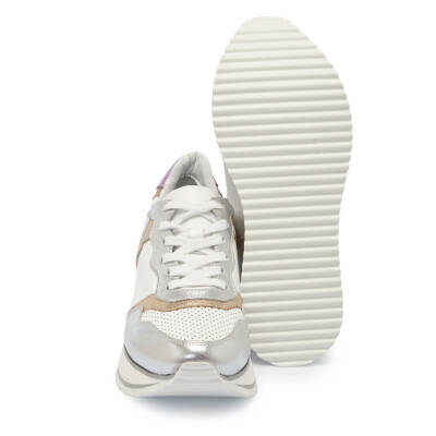  Beyaz Deri Kadın Sneaker - K24I1AY67119-Q0S - 4