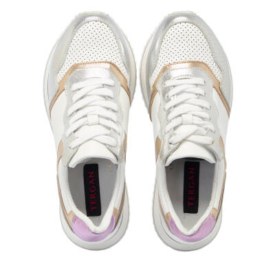  Beyaz Deri Kadın Sneaker - K24I1AY67119-Q0S - 5