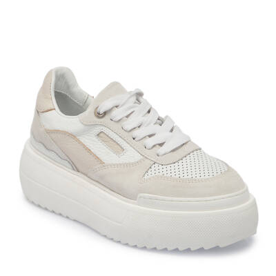  Beyaz Deri Kadın Sneaker - K24I1AY67134-A26 