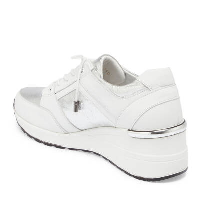  Beyaz Deri Kadın Sneaker - K24I1AY67144-A26 - 2