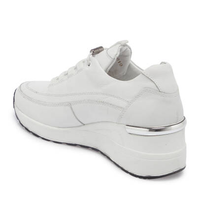  Beyaz Deri Kadın Sneaker - K24I1AY67145-A26 - 2