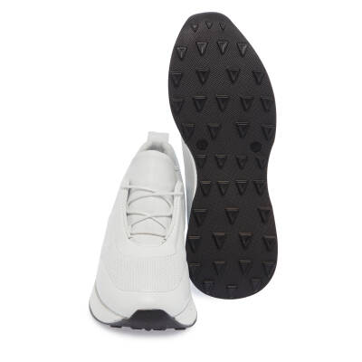 Beyaz Deri Kadın Sneaker - K24I1AY67151-A26 - 4