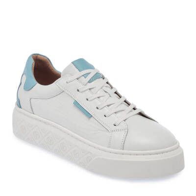  Beyaz Deri Kadın Sneaker - K24I1AY67299-A26 