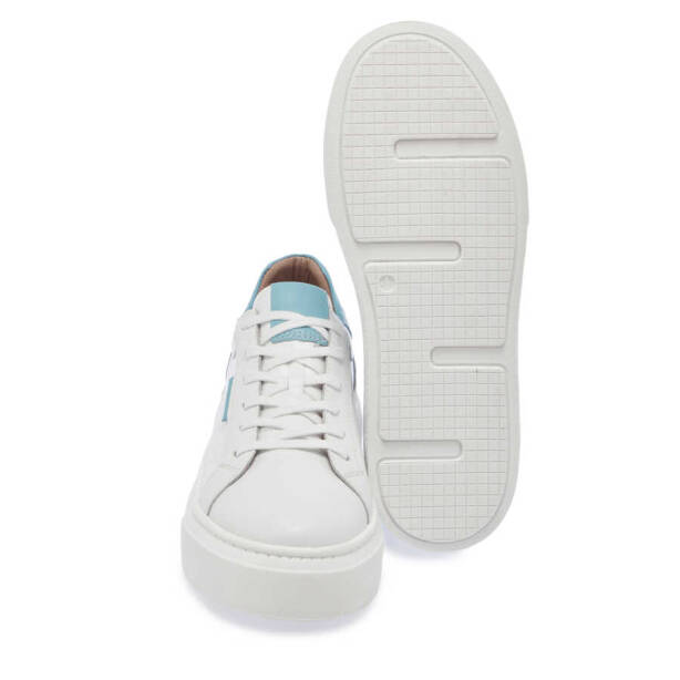 Beyaz Deri Kadın Sneaker - K24I1AY67299-A26 - 4