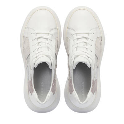 Beyaz Deri Kadın Sneaker - K24I1AY67306-A26 - 5